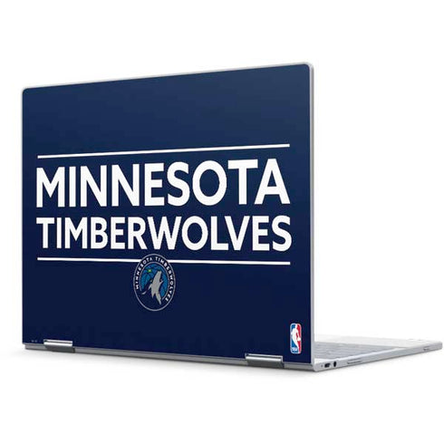 NBA Minnesota Timberwolves Standard - Navy Blue Pixelbook Skin